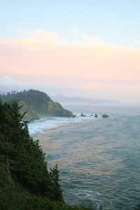 Looking South Near Cape Mears Lighthouse